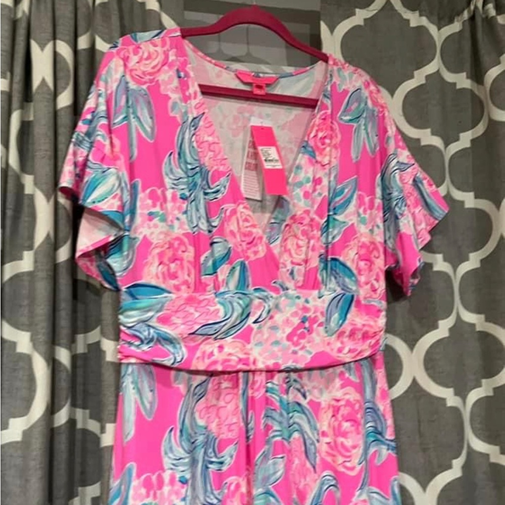 LILLY PULITZER NWT XL JESSI maxi dress.